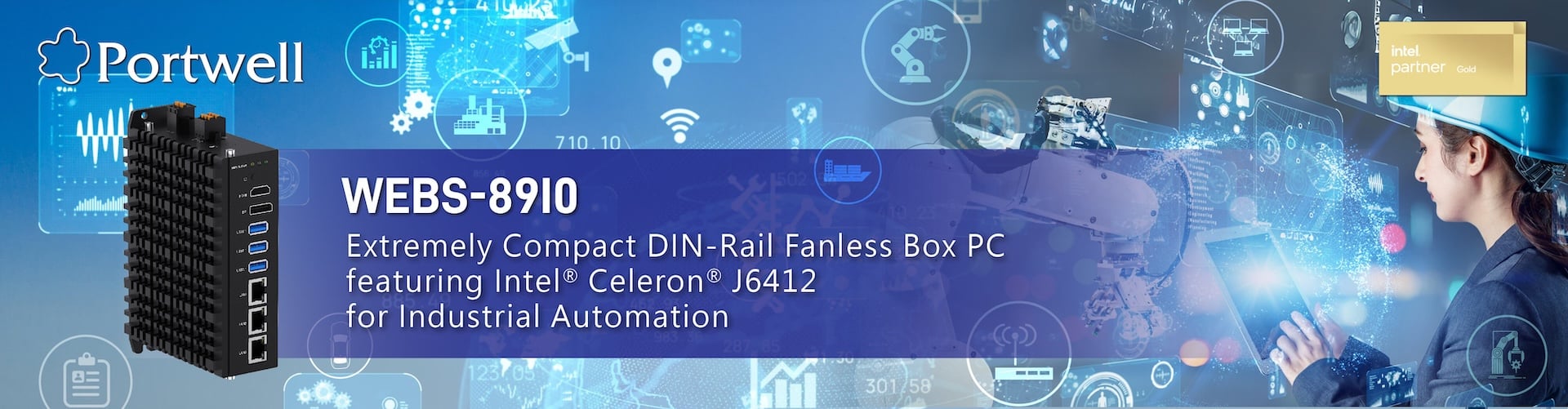 DIN-Rail Embedded System: WEBS-89I0