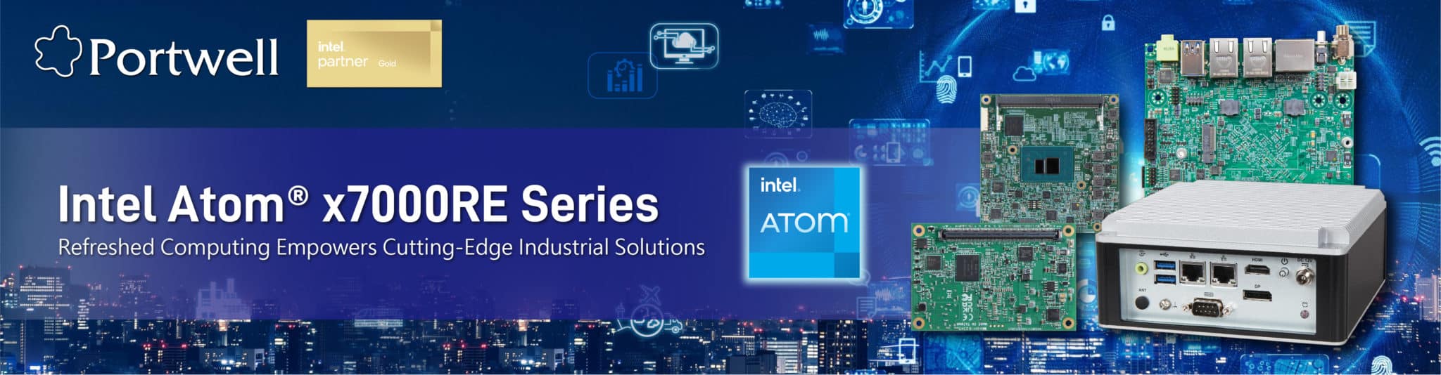 Intel Atom x7000RE Series Banner