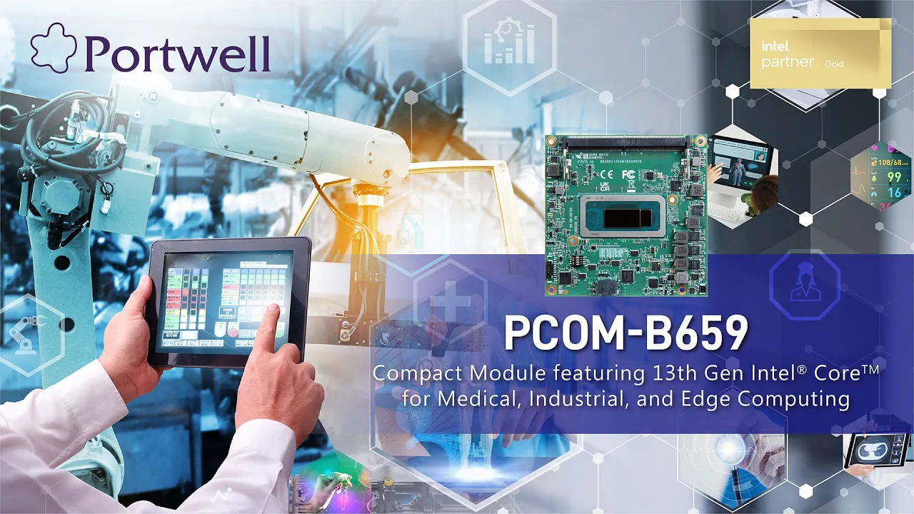 13th Gen Intel Core Powered Module for Medical, Industrial Control and Edge Computing